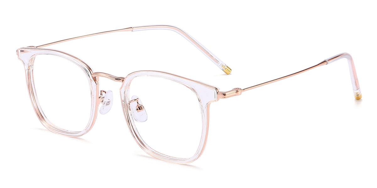 Transparent - Rectangle Glasses - Freya
