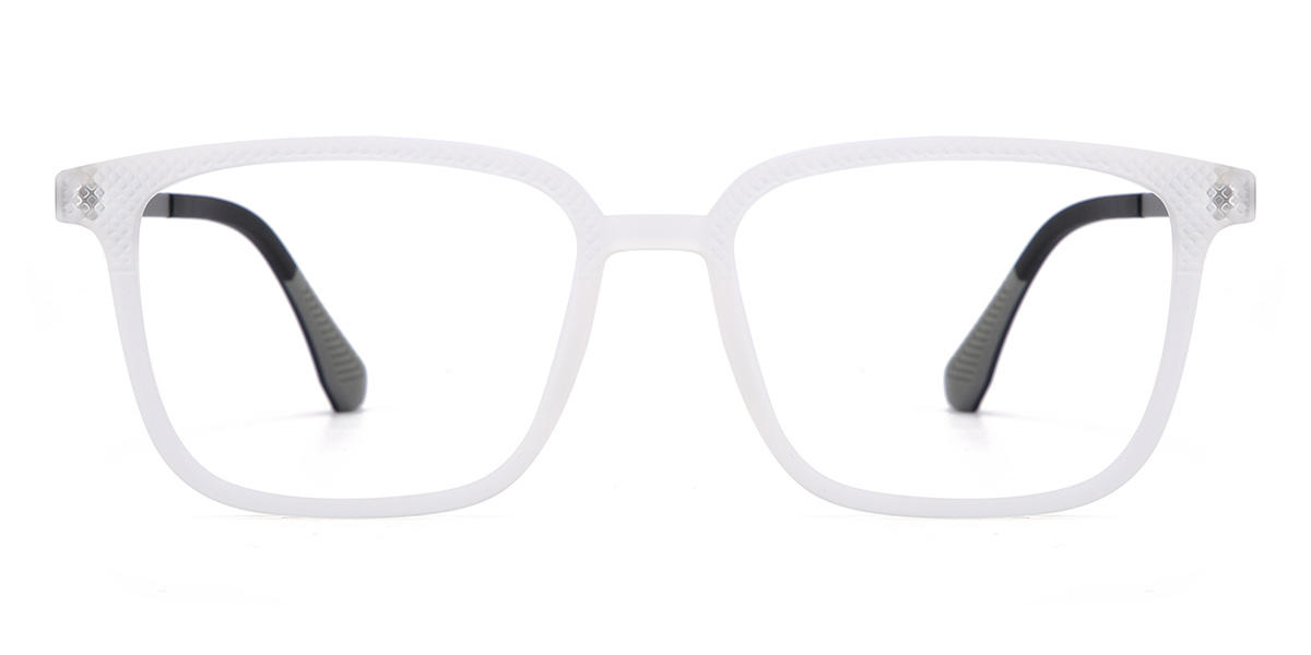 Transparent - Rectangle Glasses - Wesley
