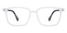 Clear Wesley - Rectangle Glasses