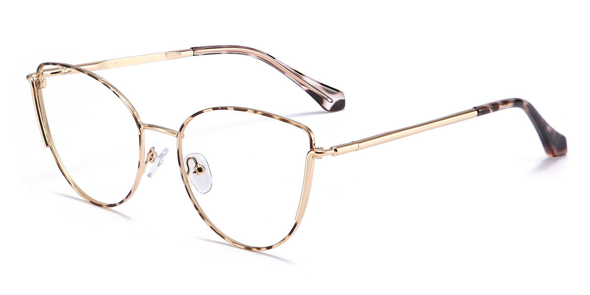 Gold Tortoiseshell Eliza - Cat Eye Glasses