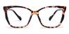 Amber Tortoiseshell Autumn - Cat Eye Glasses