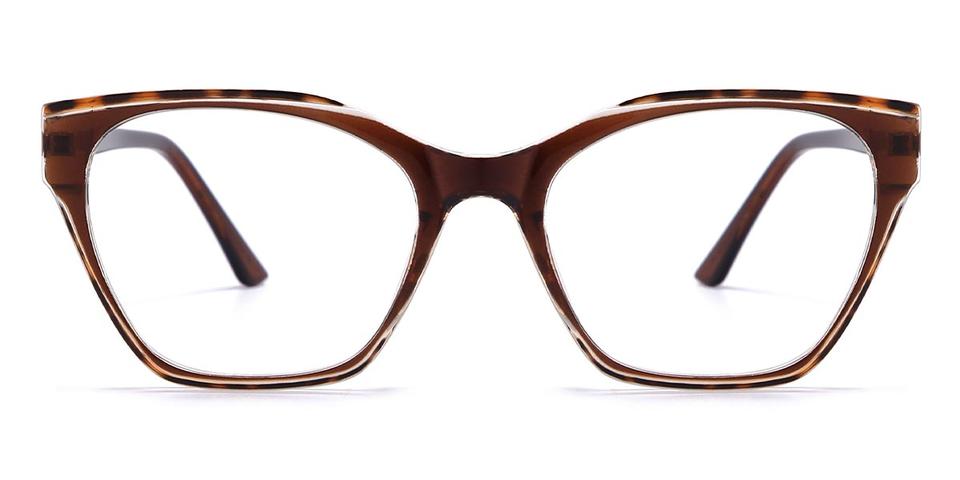Brown Lilly - Cat Eye Glasses