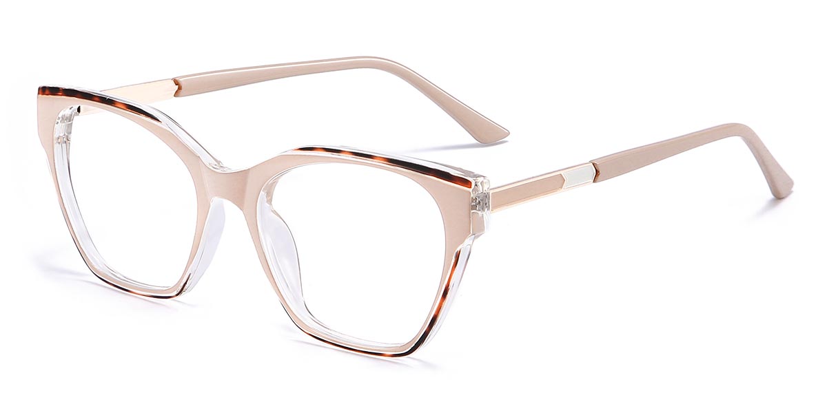 Nude Pink - Cat eye Glasses - Lilly