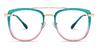 Teal Pink Jayce - Aviator Glasses