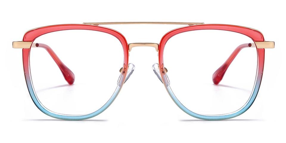 Red Blue Jayce - Aviator Glasses