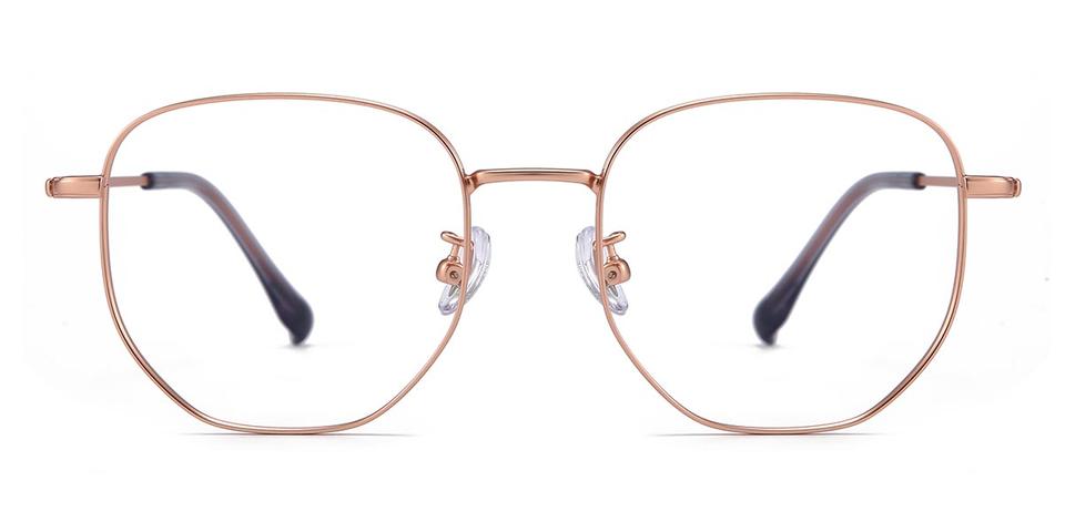 Rose Gold Kaylee - Oval Glasses