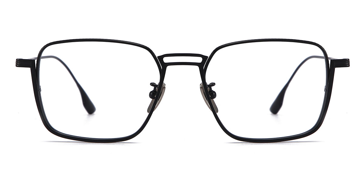 Black - Rectangle Glasses - Bennett