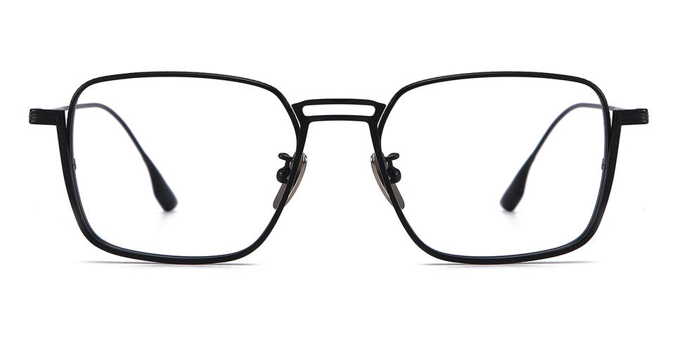Black Bennett - Rectangle Glasses