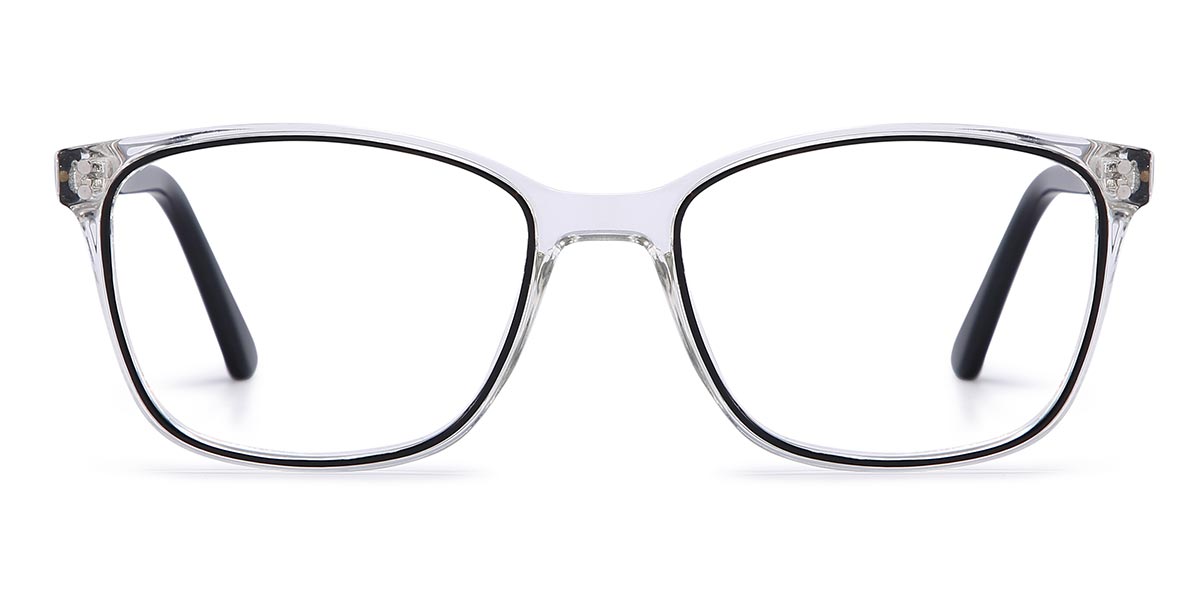 Black - Rectangle Glasses - Charlie