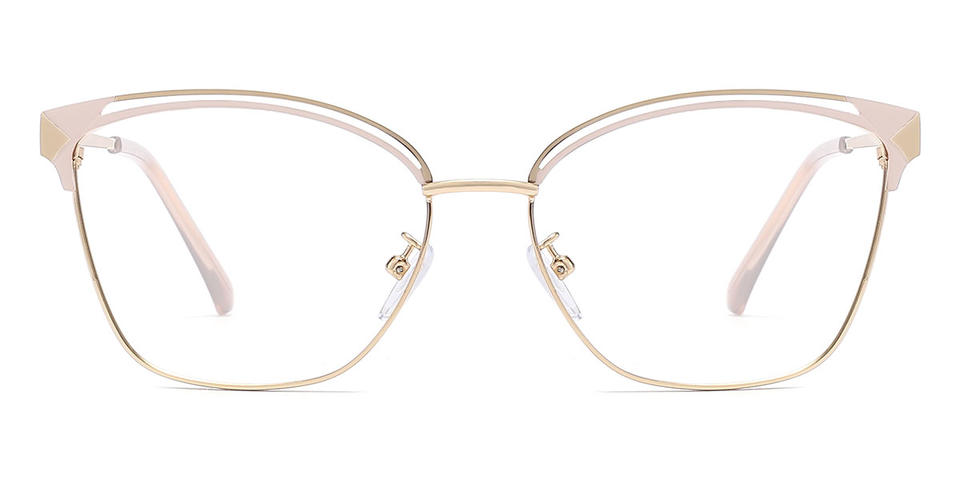 Gold Pink Noah - Cat Eye Glasses