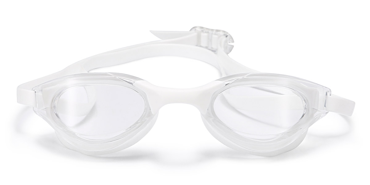 White Transparent - Oval Glasses - Legend