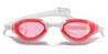 White Pink Ruby - Swimming Goggles Glasses