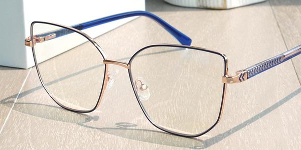 Dream - Cat Eye Blue Glasses For Women & Men