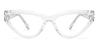 Clear Abie - Cat Eye Glasses