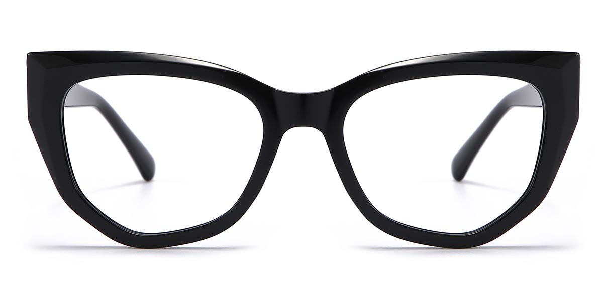 Black - Cat eye Glasses - Amira