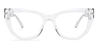 Clear Amira - Cat Eye Glasses