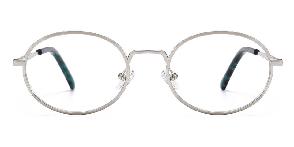 Silver Kylie - Oval Glasses
