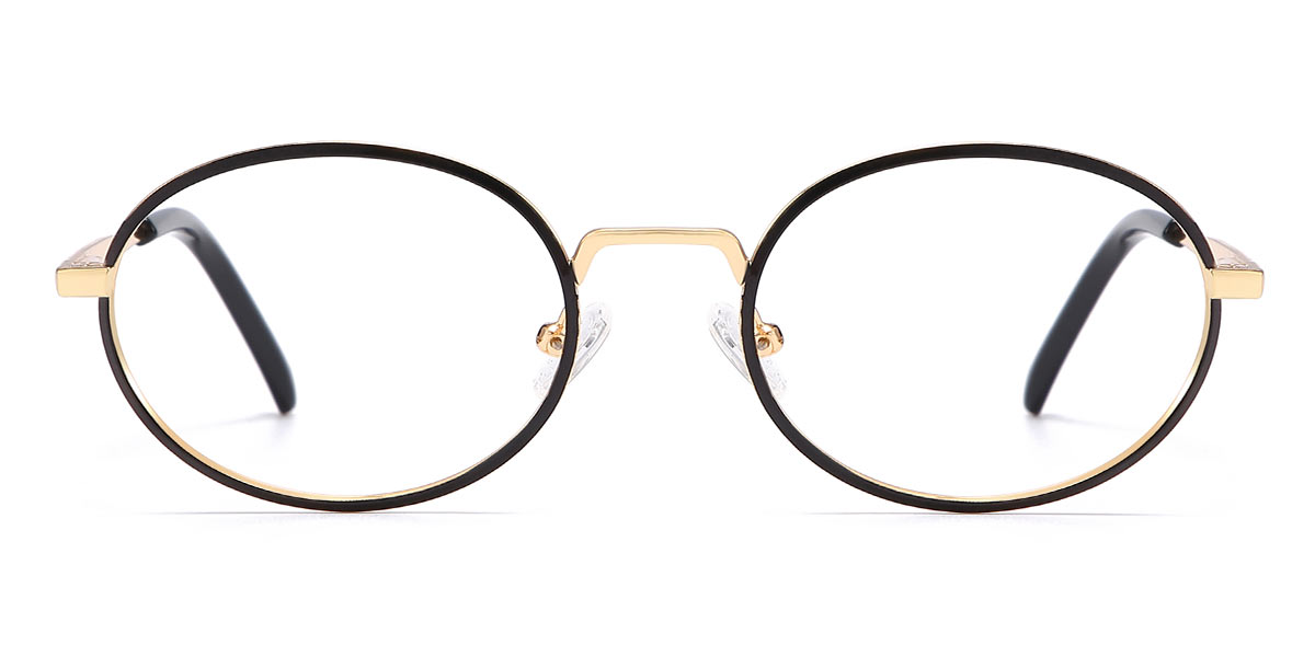 Black Gold - Oval Glasses - Kylie