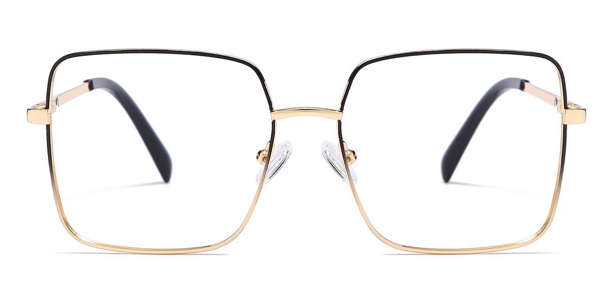 Black Gold Emiliano - Square Glasses