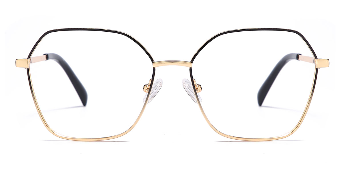 Black Gold - Oval Glasses - Lilah