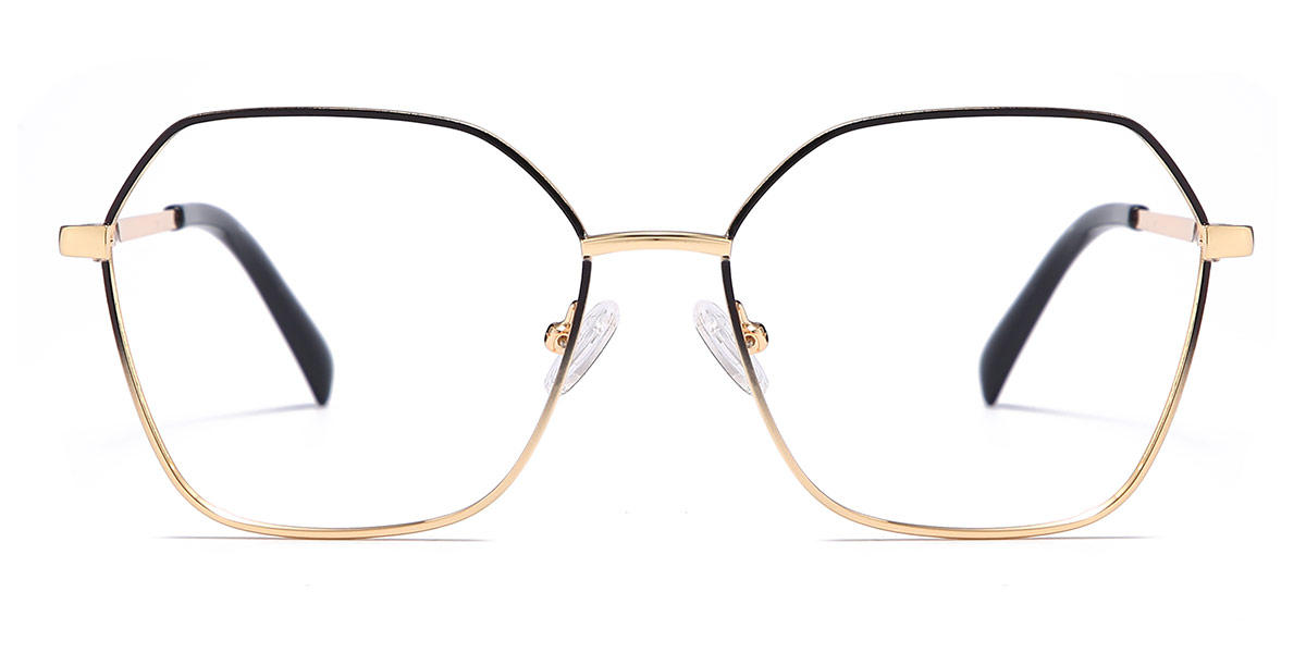 Black Gold Lilah - Oval Glasses