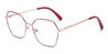 Red Blue Lilah - Oval Glasses