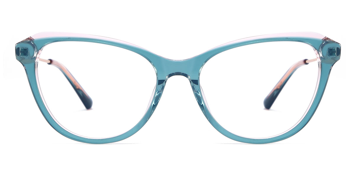 Cyan - Cat eye Glasses - Gracie