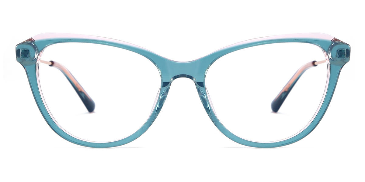 Teal Gracie - Cat Eye Glasses