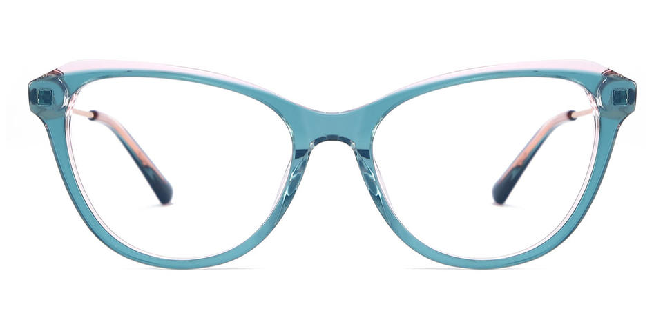 Teal Gracie - Cat Eye Glasses