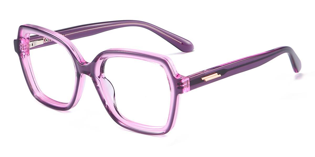 Purple Thiago - Square Glasses
