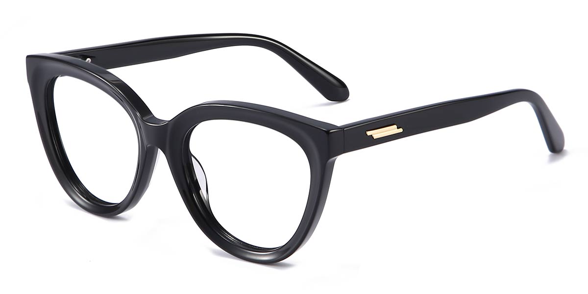Black - Cat eye Glasses - Callie