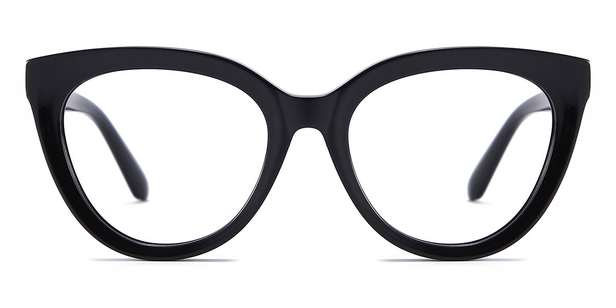 Black - Cat eye Glasses - Callie