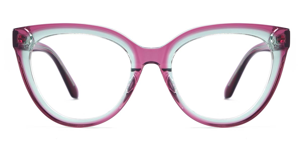 Purple - Cat eye Glasses - Callie