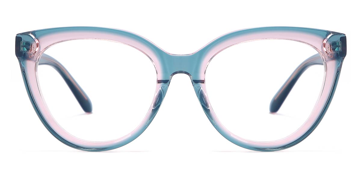 Blue - Cat eye Glasses - Callie