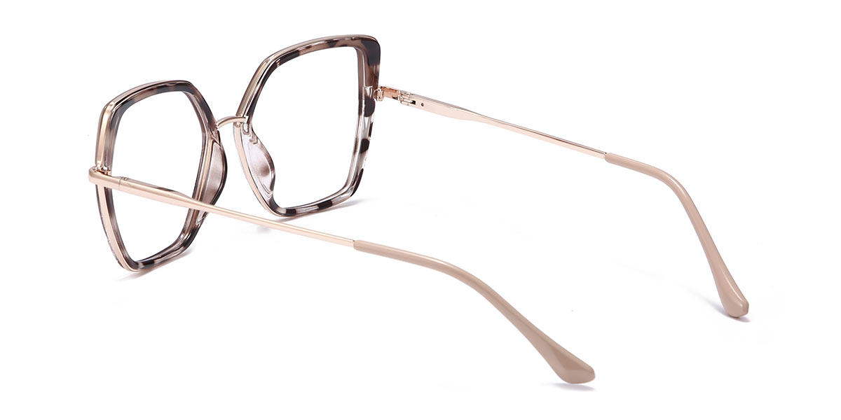 Cameo Brown Brown Spots Jadiel - Square Glasses