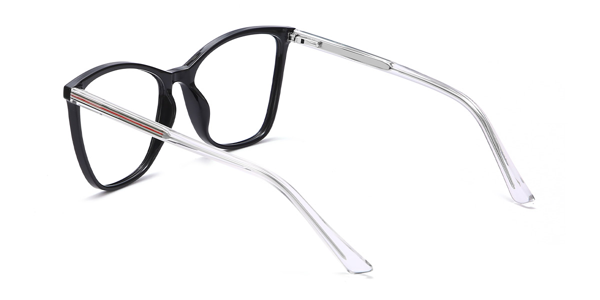 Black Ligeia - Rectangle Glasses
