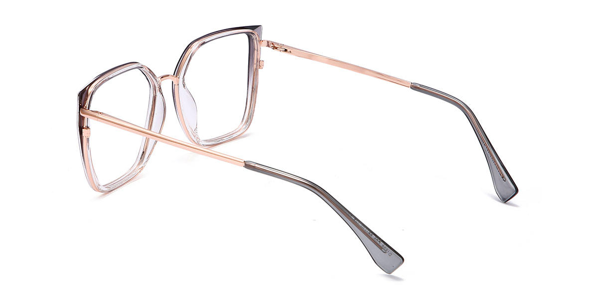 Gradient Grey Nors - Square Glasses