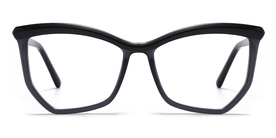 Black Deep Grey Norah - Cat Eye Glasses