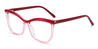 Wine Light Pink Norah - Cat Eye Glasses