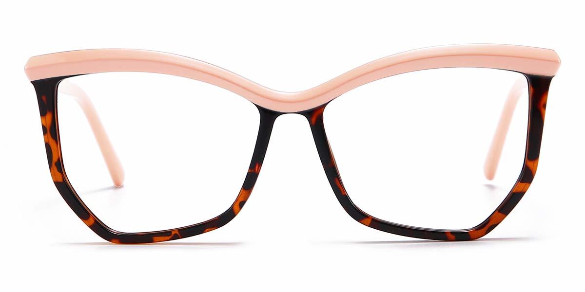 Nude pink Tortoiseshell - Cat eye Glasses - Norah