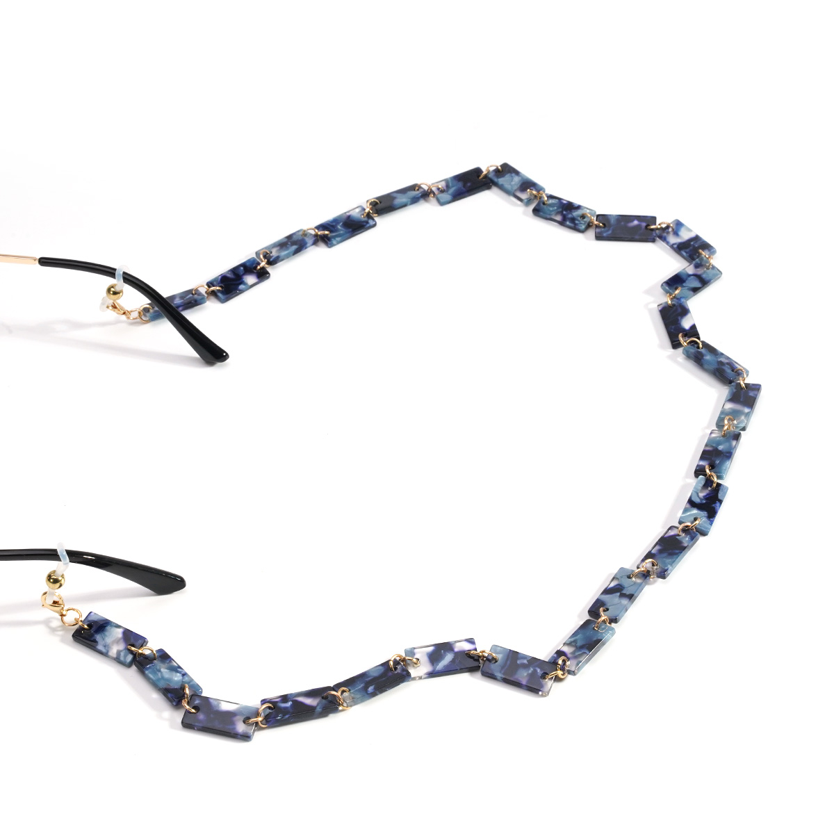 Black-Marble Eyeglass Chain