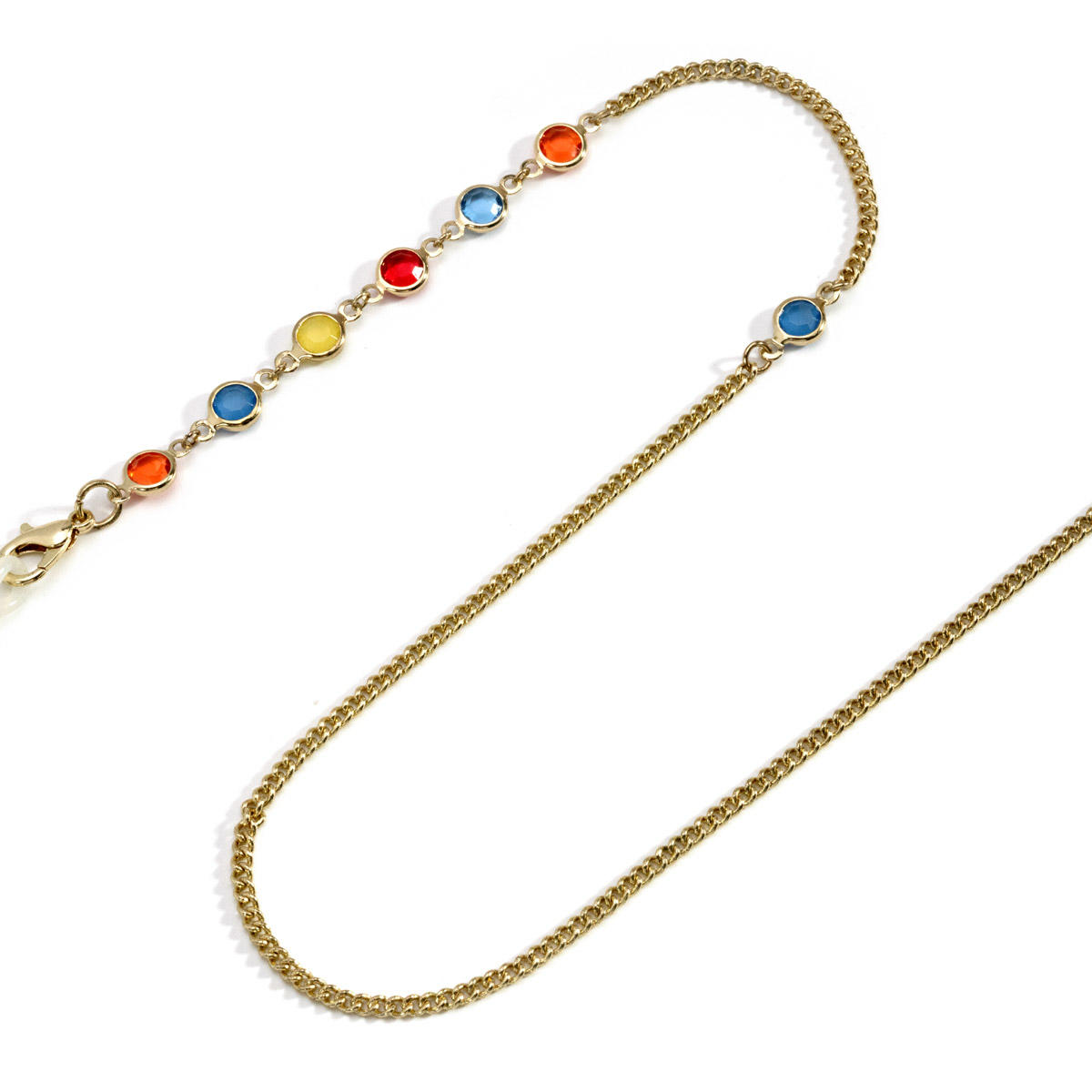 Gold/Color Eyeglass Chain