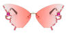 Gradual Red Abby - Cat Eye Sunglasses