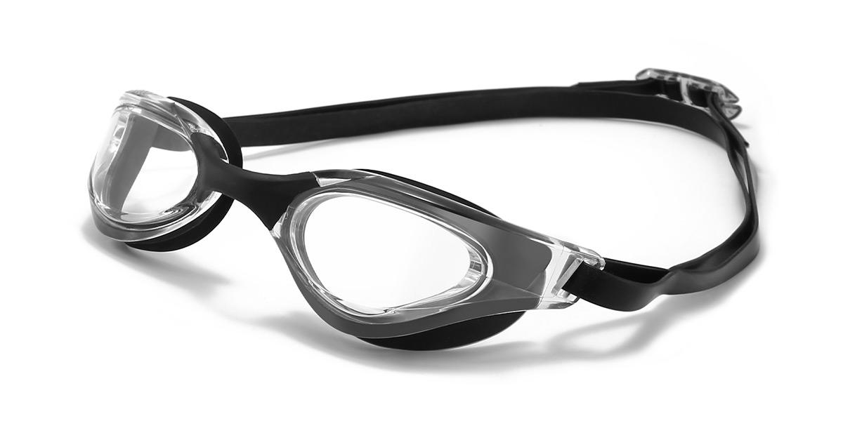 Black transparent - Oval Glasses - Theodore