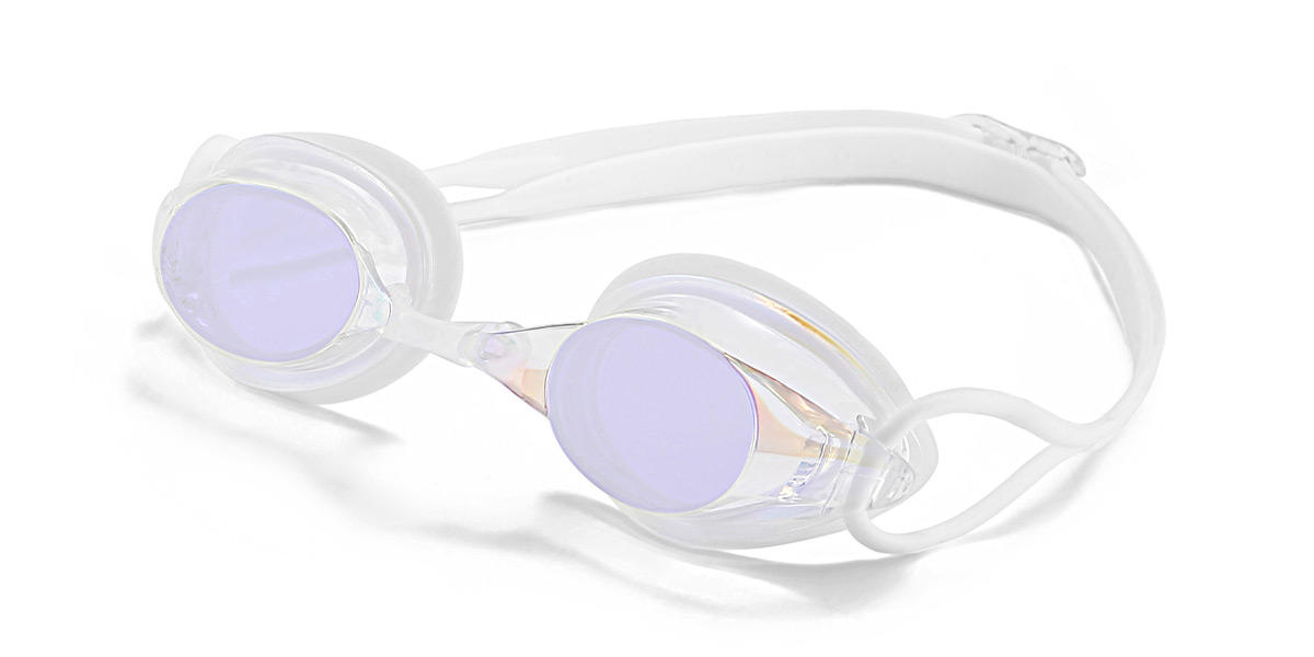 White Purple - Oval Glasses - Leonardo