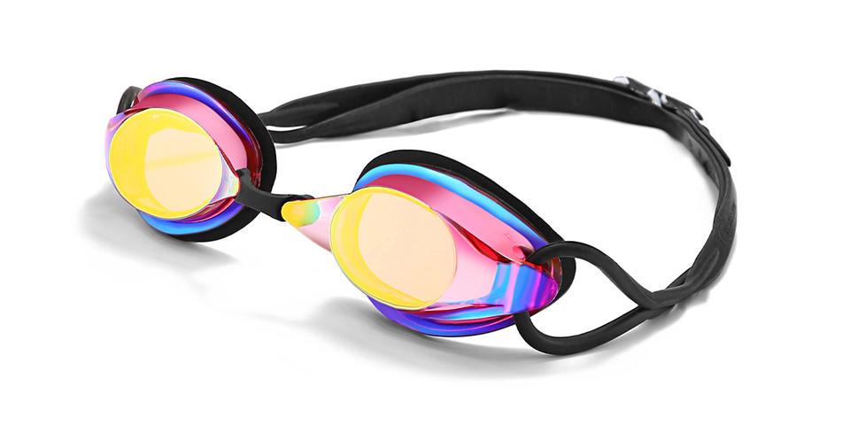 Black Purple pink Blue Ivan - Swimming Goggles Glasses