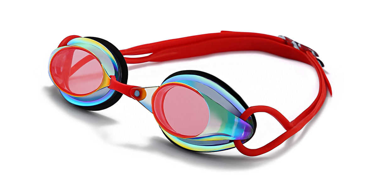 Red Color - Oval Glasses - Jonathan