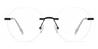 Black Elliana - Oval Glasses