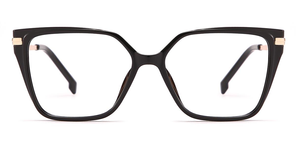 Black - Square Glasses - Raelynn
