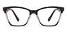 Black Allison - Rectangle Glasses